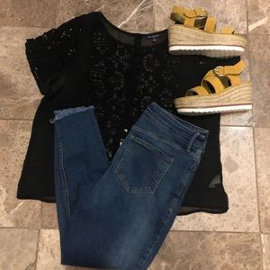 American Eagle Floral Blouse